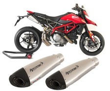 Auspuff Hpcorse Evoxtreme High 310mm Titanium Ducati Hypermotard 950 2019 > 2023