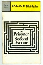 Vintage 1972 Neil SIMON Prisoner of SECOND AVENUE Eugene ONeill Theatre Playbill