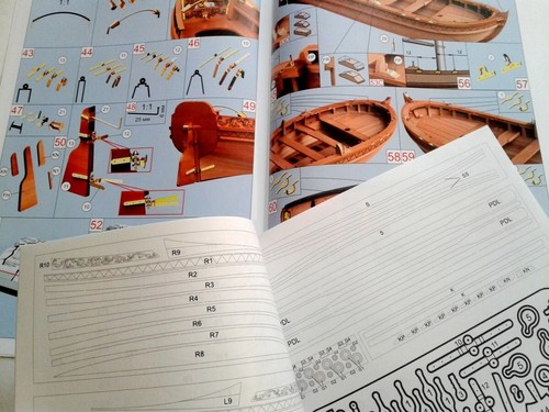 DIY Wooden Kit ship LSM0601 Wooden kit Wooden kit The boat of Peter I Scale 1:24 - Picture 14 of 24