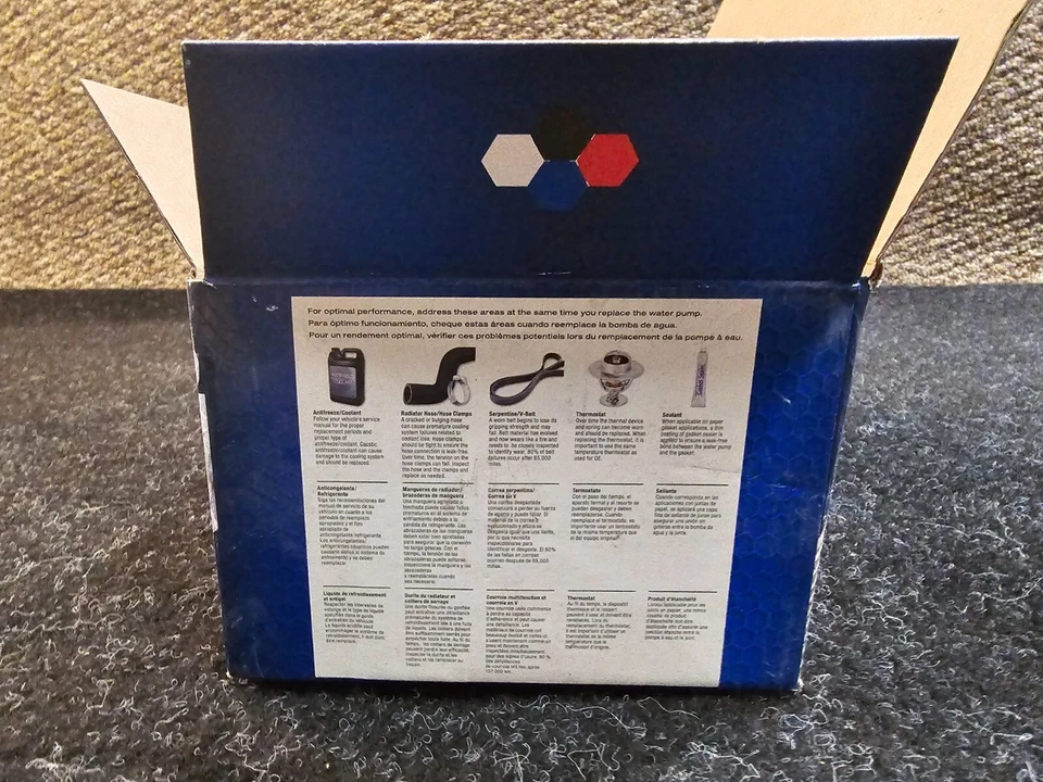 Bomba de água de substituição para motor Honda Element 2009-2011 2.4L T2296 - Imagem 3 de 4