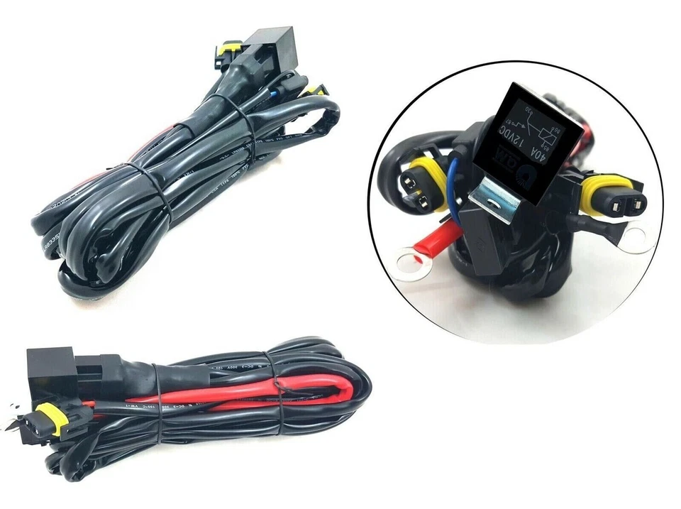 For Vw Caddy Golf Passat Fog Lights Wiring Harness & Switch Auto Function Kit - Image 2 of 2