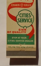 1950s Cities Service Gas Bud & Lee Phone 9932 Waterloo IA Black Hawk Co MB Iowa