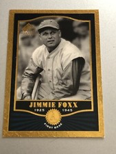 Jimmie Foxx 2001 Upper Deck SP Legendary Cuts #2