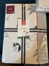 Joules DOUBLE Sleeping Dogs 🐶 Duvet Set & 2 Oxford Pillowcases