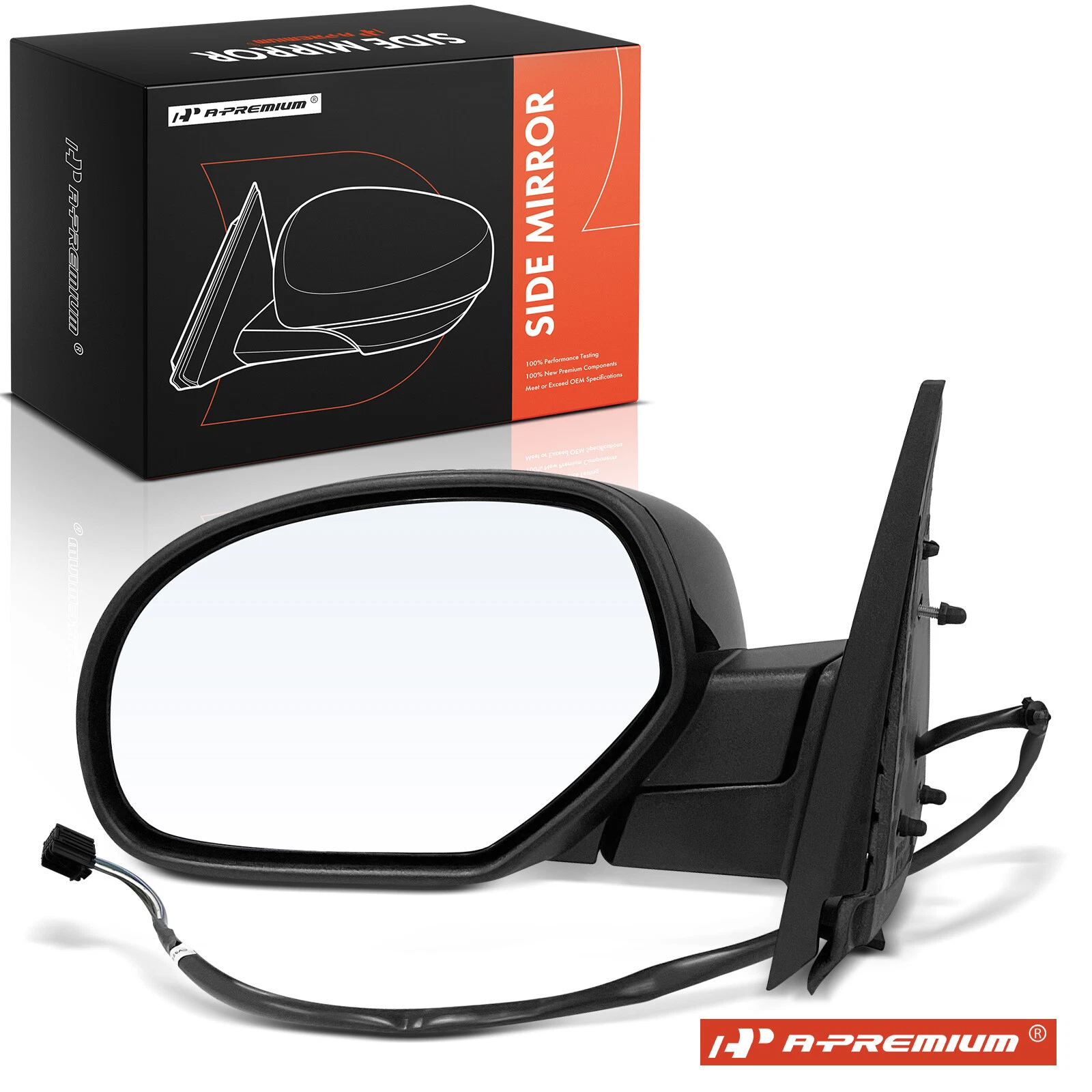 A-Premium Driver Power Mirror w/ Power Fold for Silverado 1500 Sierra 1500 07-13