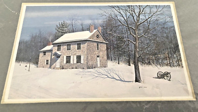 Darell Koons Art Print Washingtons Headquarters Valley Forge RARE Listed Artist