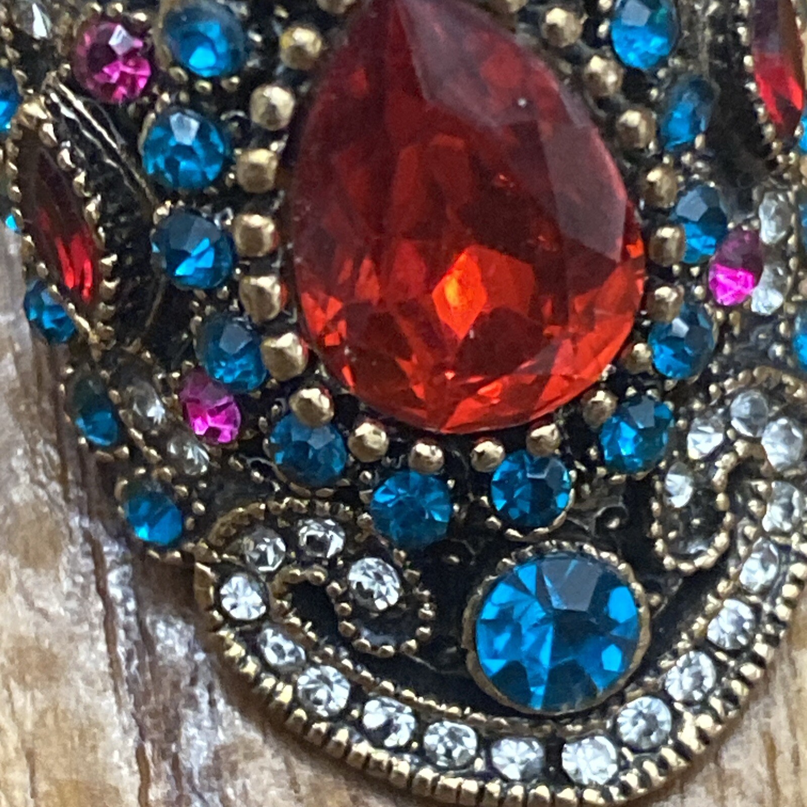 MARVELOUS Dramatic BOHEMIAN Style Rhinestone LUXU… - image 11