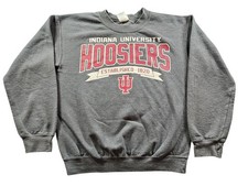 Indiana University Hoosiers Sweater Mens Small NCAA Basketball Crewneck Pullover