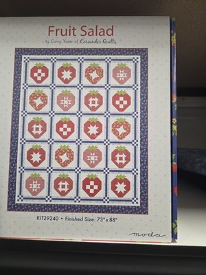 Fruit Salad Quilt Kit 73 X88 Coriander Quilts