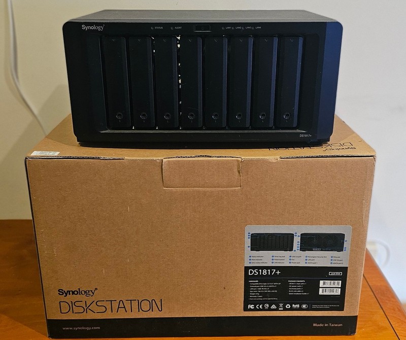 Synology DiskStation DS1817+ 8 Bay Nas System w/8GB Memory TESTED/WORKING