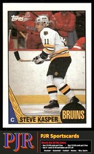 Steve Kasper 1987-88 Topps #162 Boston Bruins