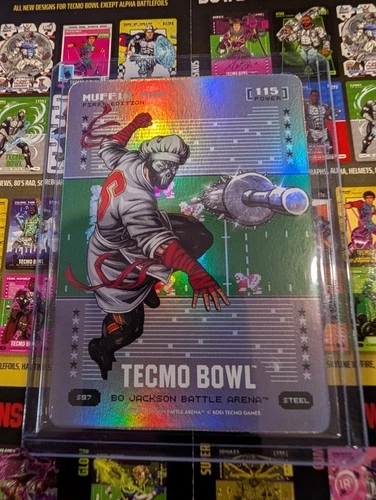 Baker Mayfield `Muffin Man` 2026 Bo Jackson Battle Arena Tecmo Silver Steel S97