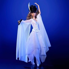 NEW Barbie Stevie Nicks Bella Donna White Dress Doll In Hand - Free Ship -