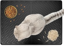 Silicone Cat Litter Mat, 70x50cm Cat Litter Tray Mat, Non-Slip Waterproof Cat L