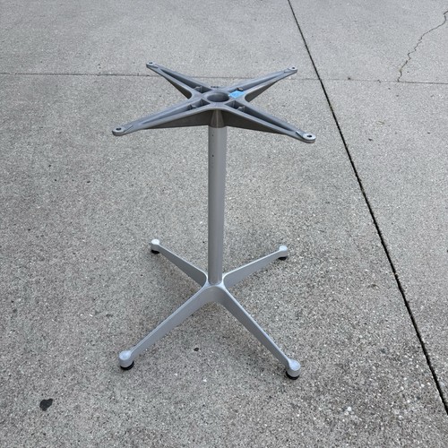Herman Miller Eames Aluminum Group Contract Table Base Pedestal MCM w/ Glides