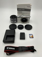 Canon EOS M100 15-45mm IS STM Mirrorless Camera Kit White