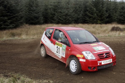 Jamie Hickman Thomas Ward 2007 WRC Rally Car Motor Racing Old Photo