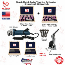 New Sioux Black Decker Valve Seat Re Storation Grinder Small Kit Sioux Style