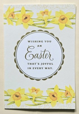 Happy Easter Greeting Card (incl. Envelope 5×7'')