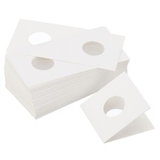 2x2 Coin Flips, 400 Pack 20.5mm Cardboard Coin Holder Paper Coin Holders, White