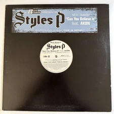 Styles P Can You Believe It feat.  AKON 12" Single Vinyl VG+/VG+
