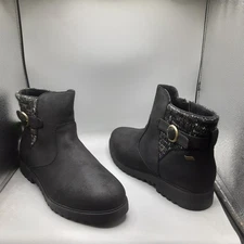 Skechers Arch Fit Marlie Weekend Chat Boots Women's 10M Black A295