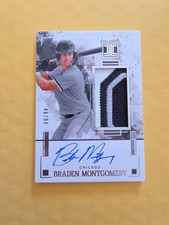 2025 Panini Impeccable EJA-BM Braden Montgomery Auto Jersey Elegance 46/99