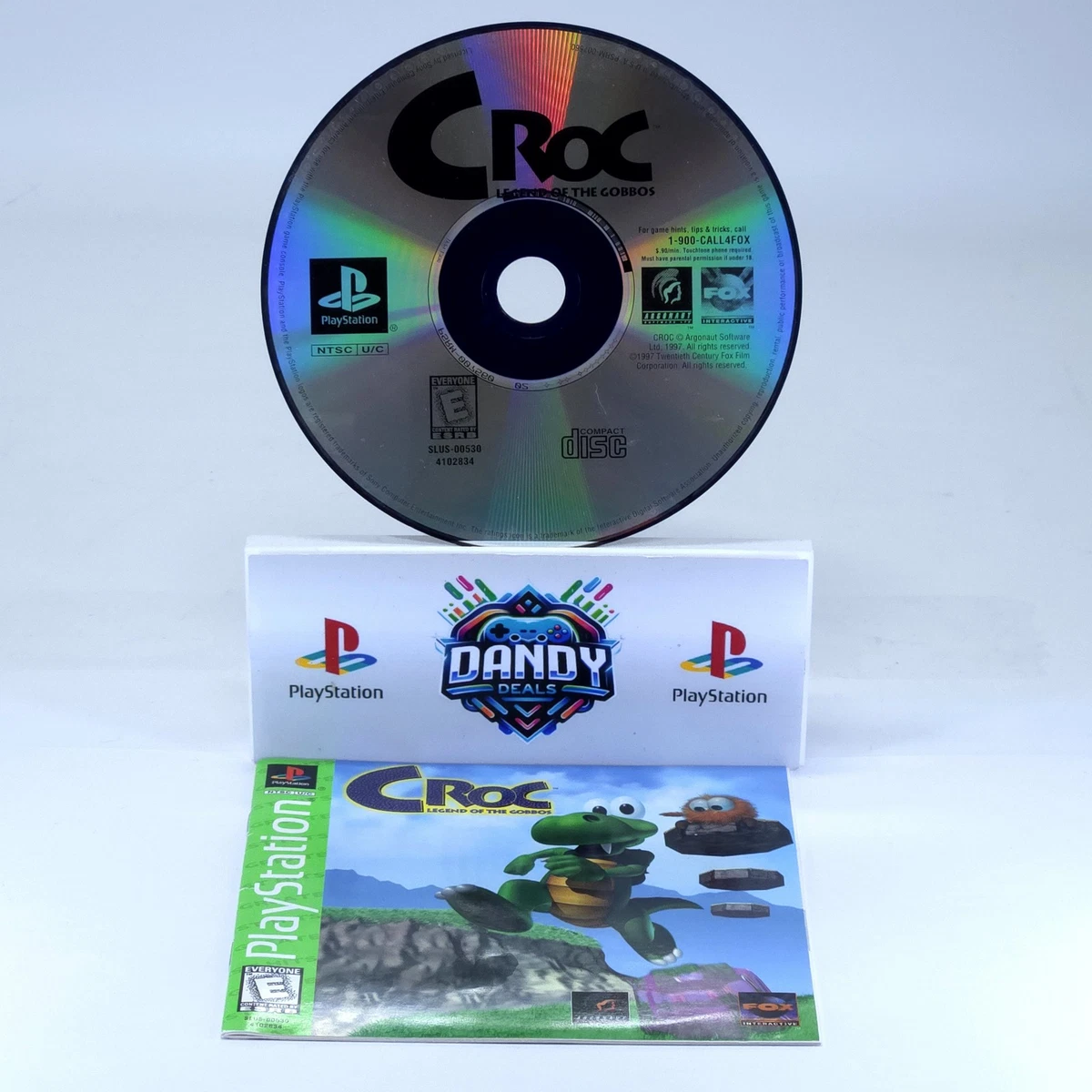 Jeu ps1 Croc: Legend of the Gobbos ( complet en très bon état ) - Jeux vidéo