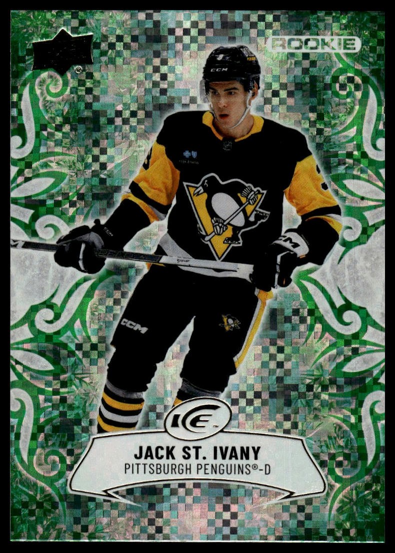 2024-25 Upper Deck Ice #149 Jack St. Ivany Emerald Green RC
