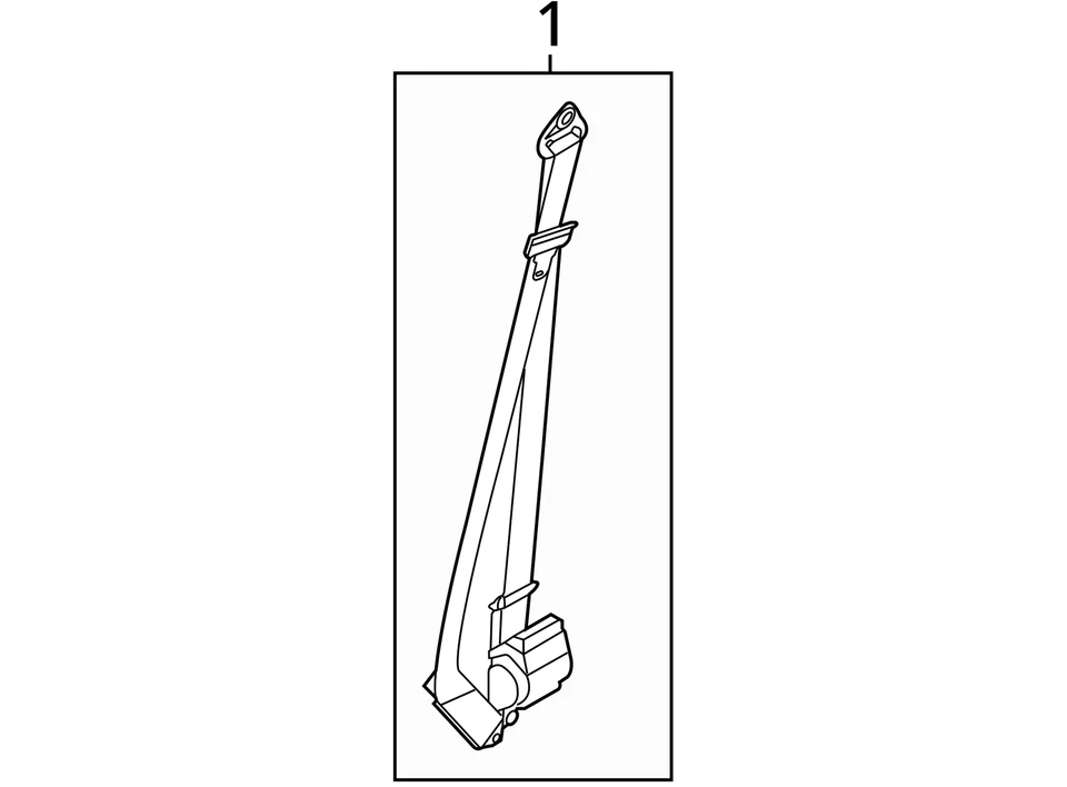 Seat Belt Front Driver Retractor Fits 08-19 21-22 FORD E350 VAN 6835435 - Image 4 of 4