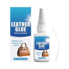50ml Leather Adhesive - Fast Bonding Clear Glue for Crafting  Repairs