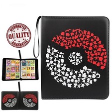 9 Pocket 900 Cards Pocket Binder CCG Pokemon Trading Cards Storage Album Folder
