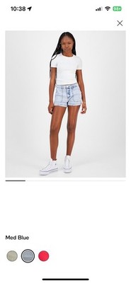 Indigo Rein Juniors' High-Rise Utility-Pocket Shorts, Size 3