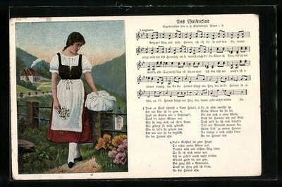 Lied-AK Hilmar Mückenberger: Das Waisenkind 