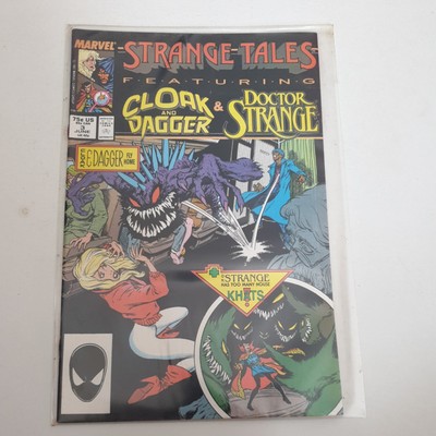 Strange Tales #3 Marvel Comic Book Featuring Cloak & Dagger + Doctor Strange.