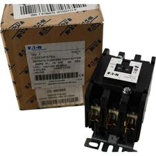 NEW Eaton C25FNF375A Definite Purpose Contactor, 50mm, 3 Poles