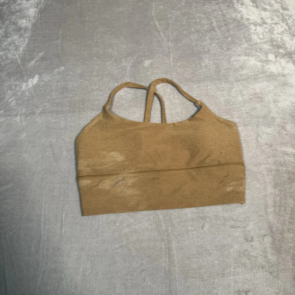 Vuori Sports Bra Womens Medium Brown Long Line Elevation Athletic Gym Running - Image 2 of 4