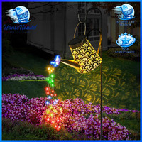 Solar GießKanne Lichterkette LED AußEn Wasserdicht Gartendeko Vintage FüR