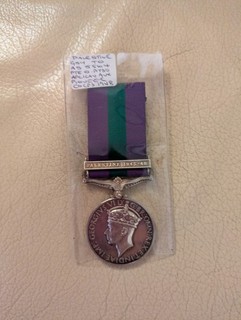 George VI Imperial Service Medal Pioneer Corps 1948