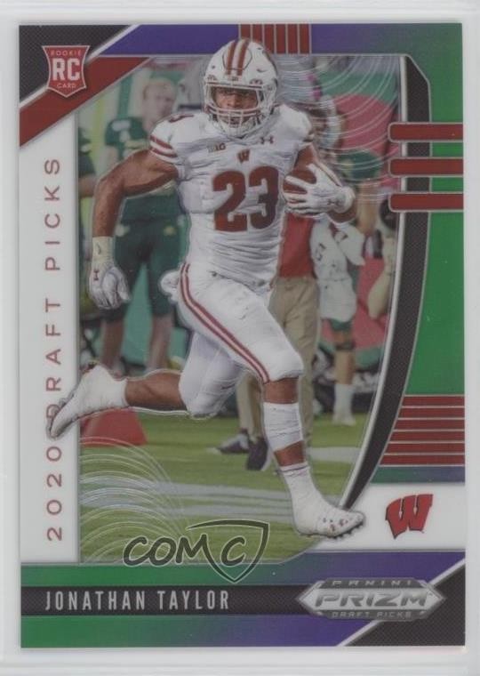 2020 Prizm Draft Picks Rookies Purple & Green /199 Jonathan Taylor Rookie RC 1b9