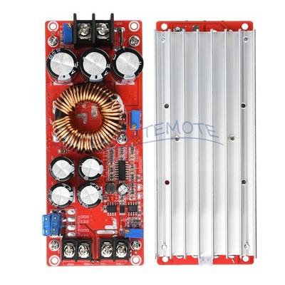 1200W 20A DC Converter Boost Step-up Power Supply Module IN 8-60V OUT 12-80V NEW