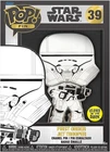 Funko Pop! Pin 39 Star Wars First Order Jet Trooper Glow In The Dark - New