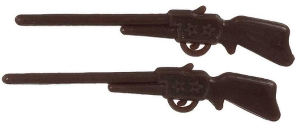 Dolls House Western Rifle Gun Miniature 1:12 Scale Ornament Accessory Set of 2