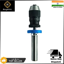 Micro Fine Drill Adaptor Miniature Quill 0-1/8''/0-3MM JT0 Keyless Drill Chuck