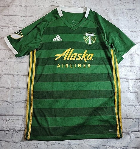 Portland Timbers Adidas Kit Trikot Gr. Medium grün #7 Fernandez Climalite