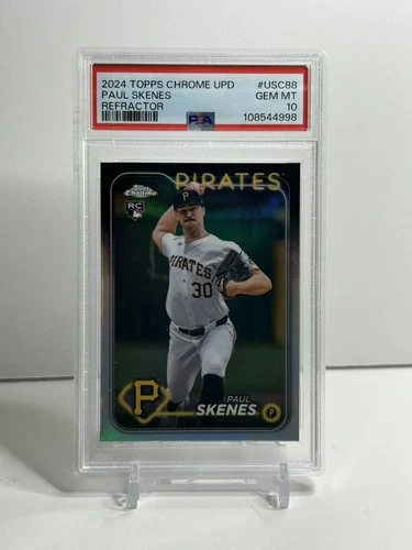2024 Topps Chrome Update Series - Paul Skenes #USC88 Refractor (RC) PSA 10