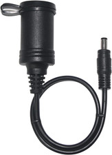 12V DC Female Cigarette Lighter Socket to DC 5.5Mm X 2.1Mm Male Barrel Plug Char