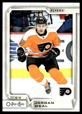 2018-19 O-Pee-Chee #417 Jordan Weal Philadelphia Flyers Hockey Card