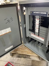 SQUARE D NF418L1 Panelboard Interior,125 A,277/480VAC MLO  MISSING COVERS