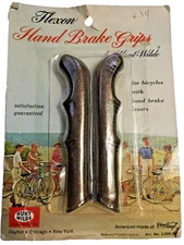 Hunt Wilde Brake Lever Grips NOS New Old Stock Carded Coppertone Glitter Schwinn
